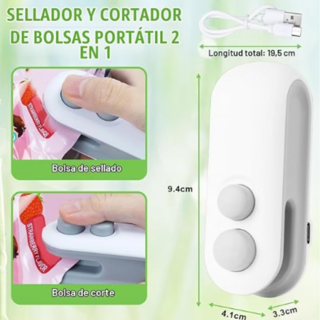 Sellador de Bolsas Portátil