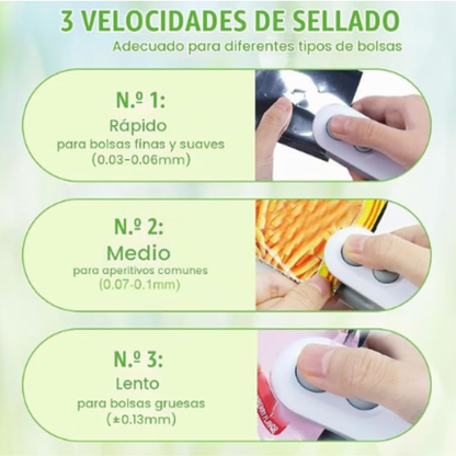 Sellador de Bolsas Portátil