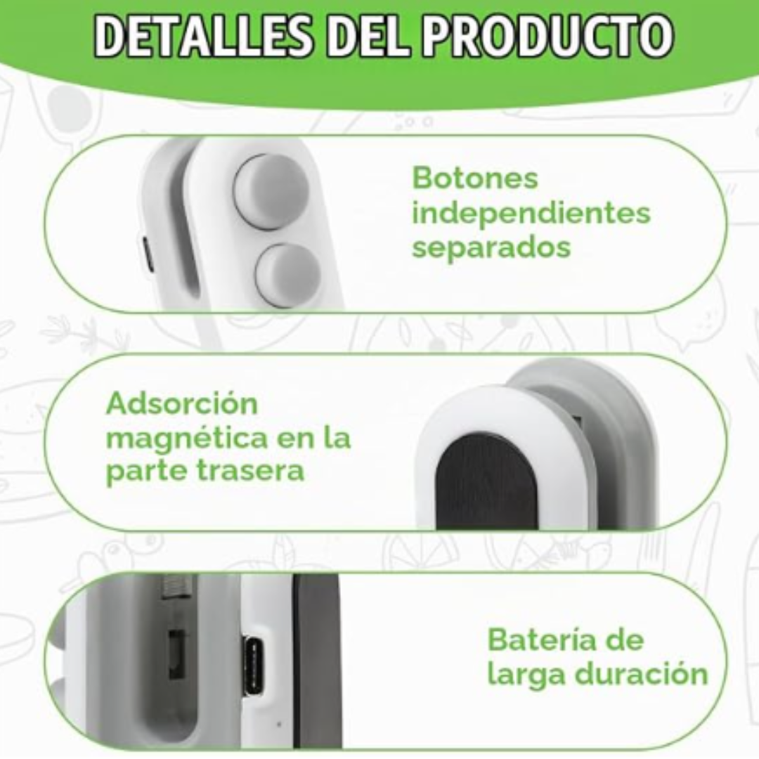 Sellador de Bolsas Portátil